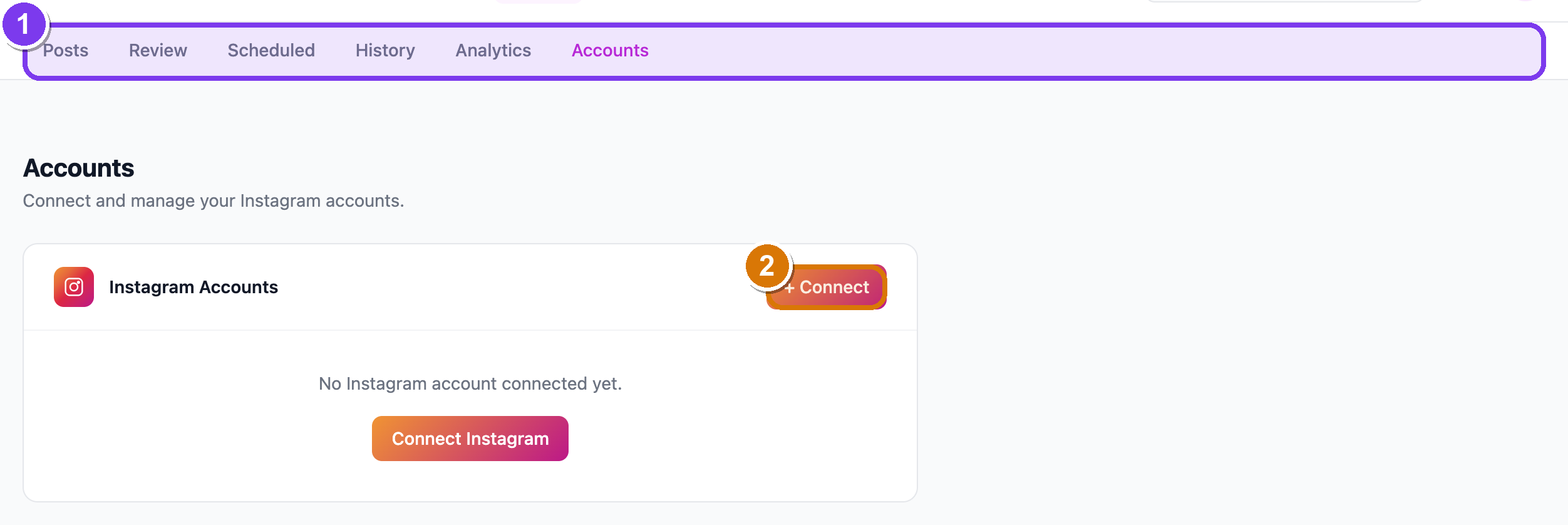 The Socials sub-navigation with every tab labelled