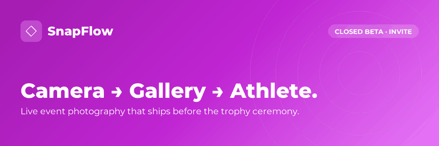 Camera → Gallery → Athlete.